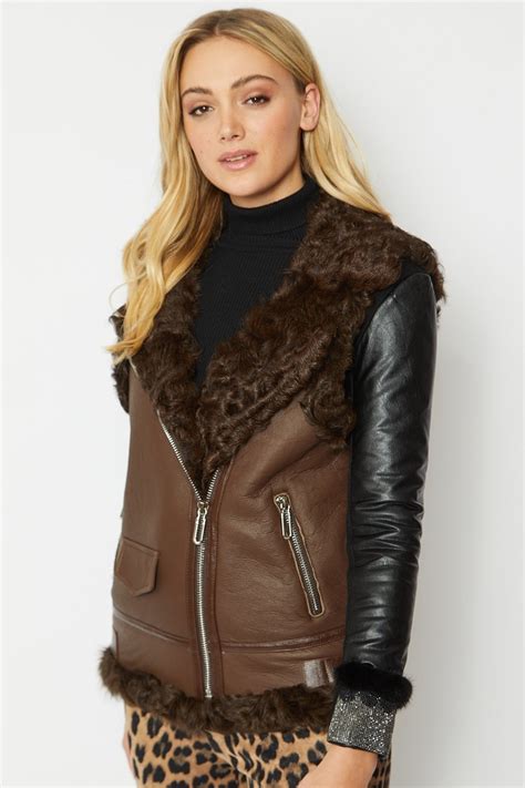 Shearling Leather Gilet 